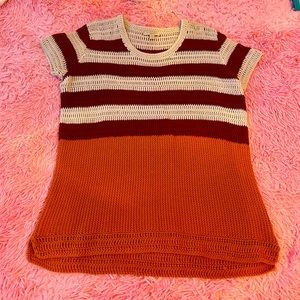 Burberry Brit knit short sleeve sweater